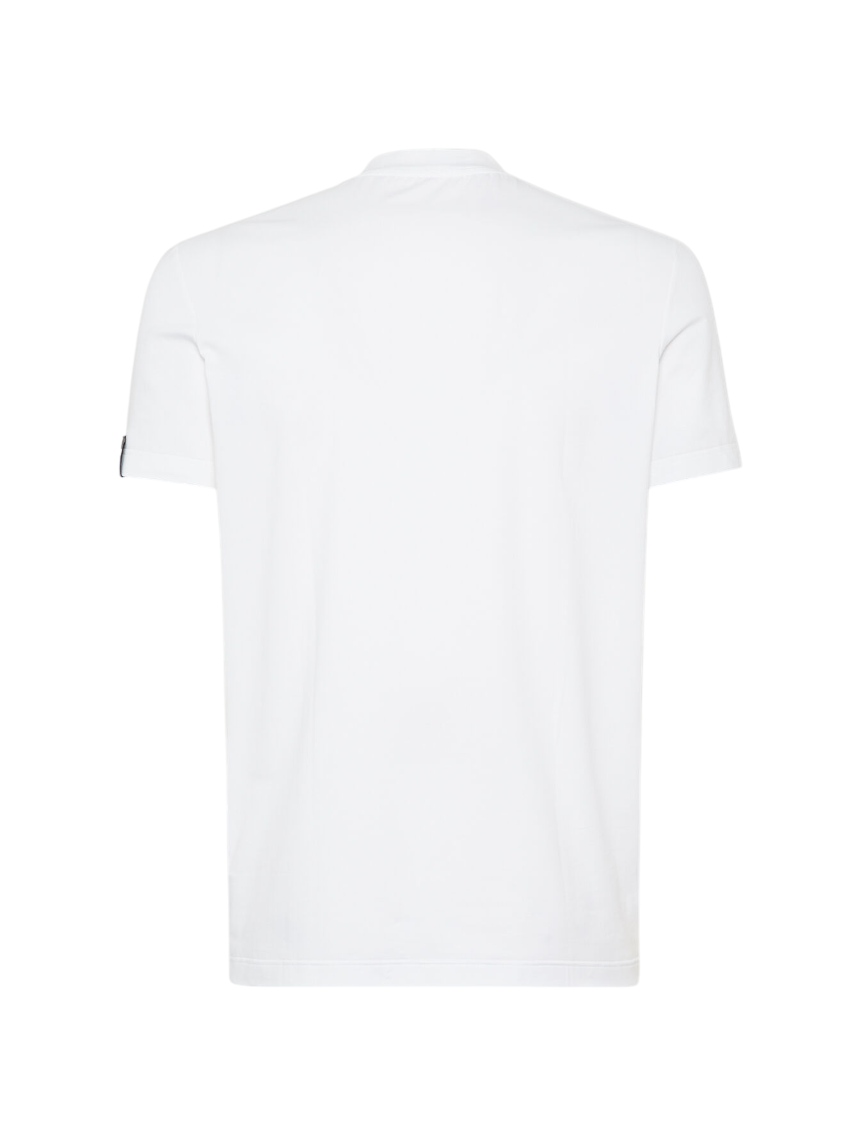 Dsquared2 T-shirt maniche corte in cotone stretch bianco