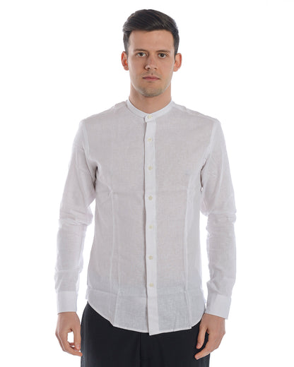 Camicia Bianca Slim Fit Daniele Alessandrini - mem39