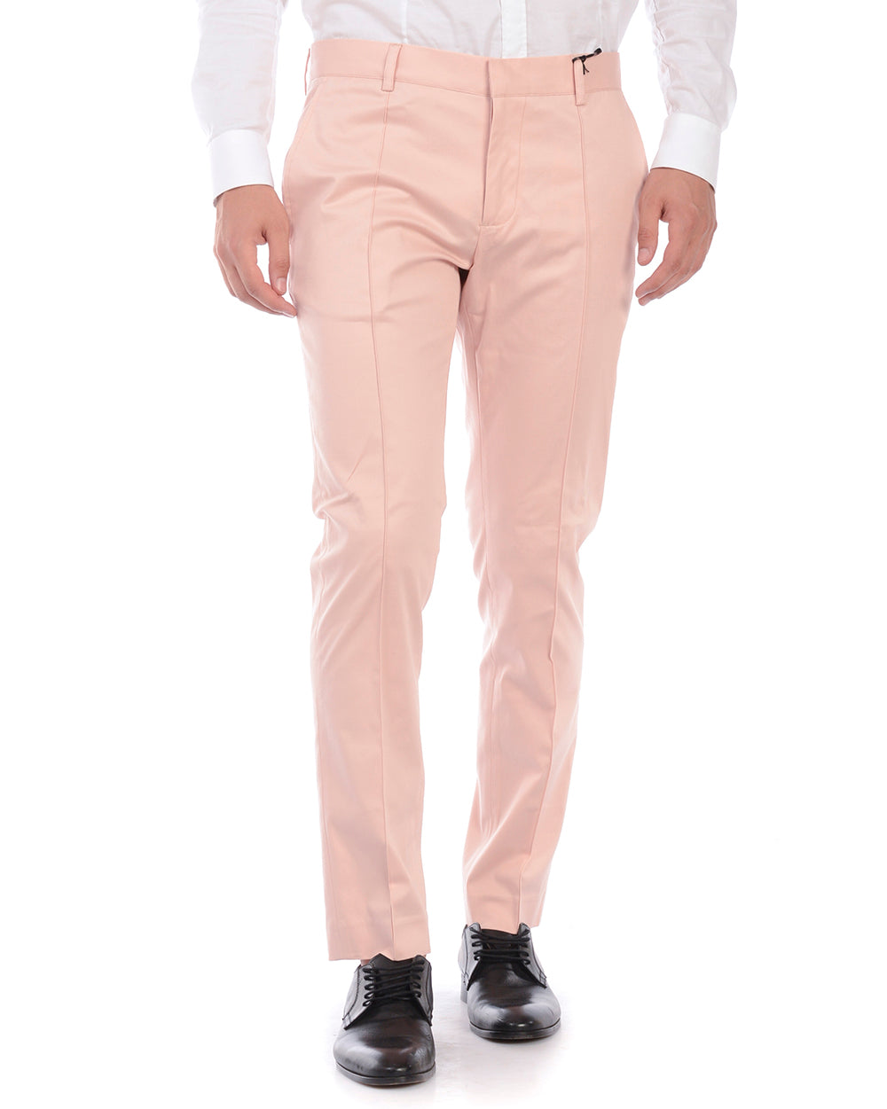 Pantaloni Daniele Alessandrini Rosa Taglia 46 - mem39