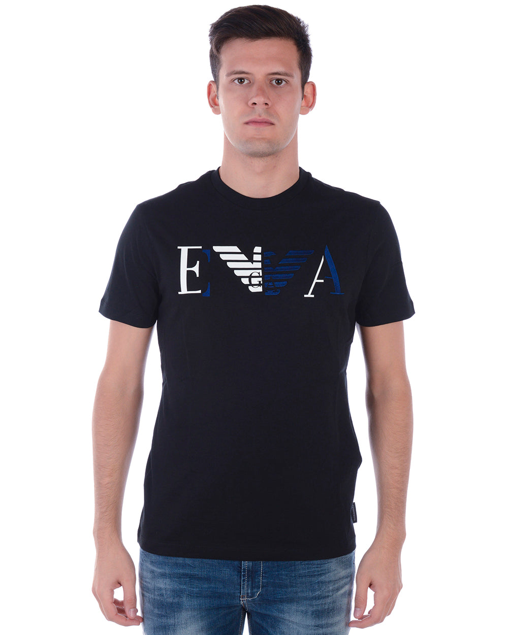 T-shirt Cotone Nero Emporio Armani - mem39