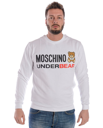 Felpa Bianca Moschino Underwear - mem39