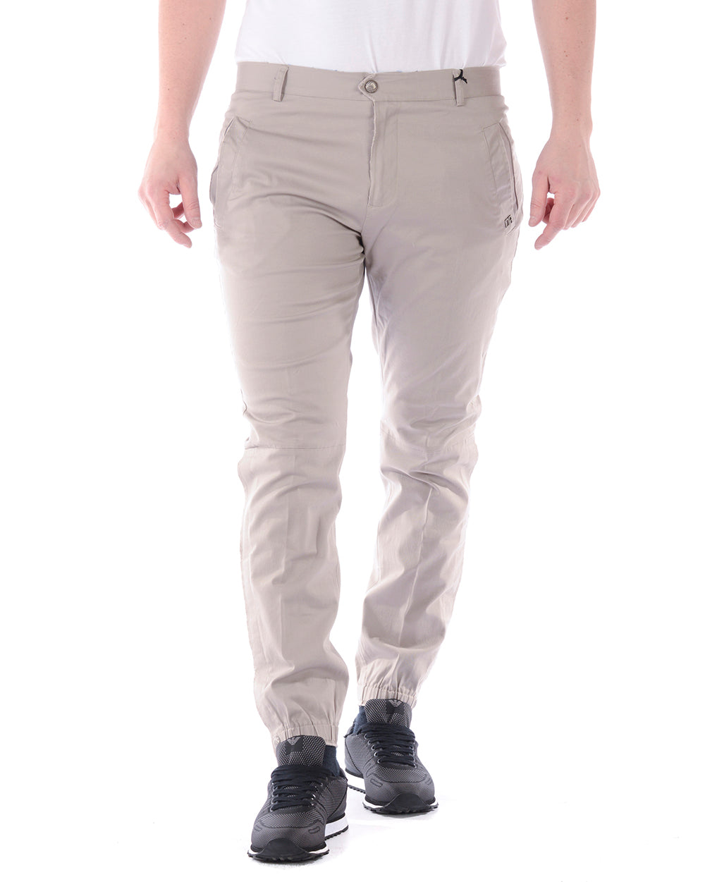 Pantaloni Beige Taglia 52 Daniele Alessandrini - mem39