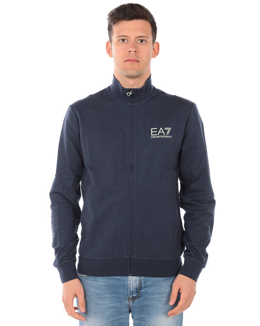 Felpa Blu Cotone EA7 Emporio Armani - mem39