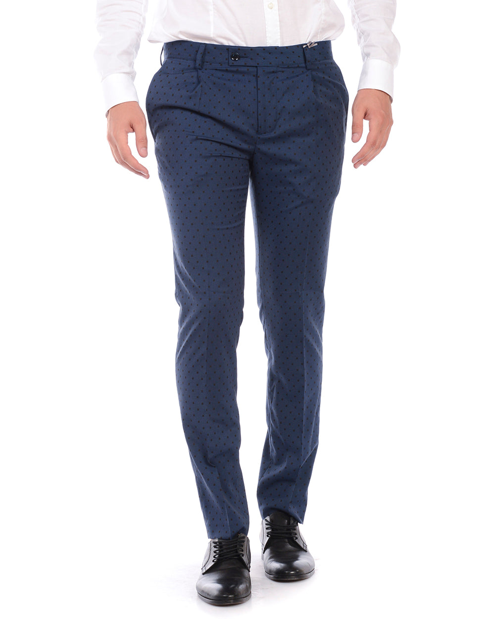 Pantaloni Blu Daniele Alessandrini Classic - mem39