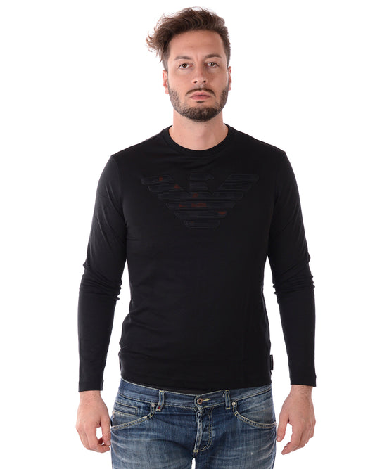 Maglia a Manica Lunga Nero Emporio Armani - mem39