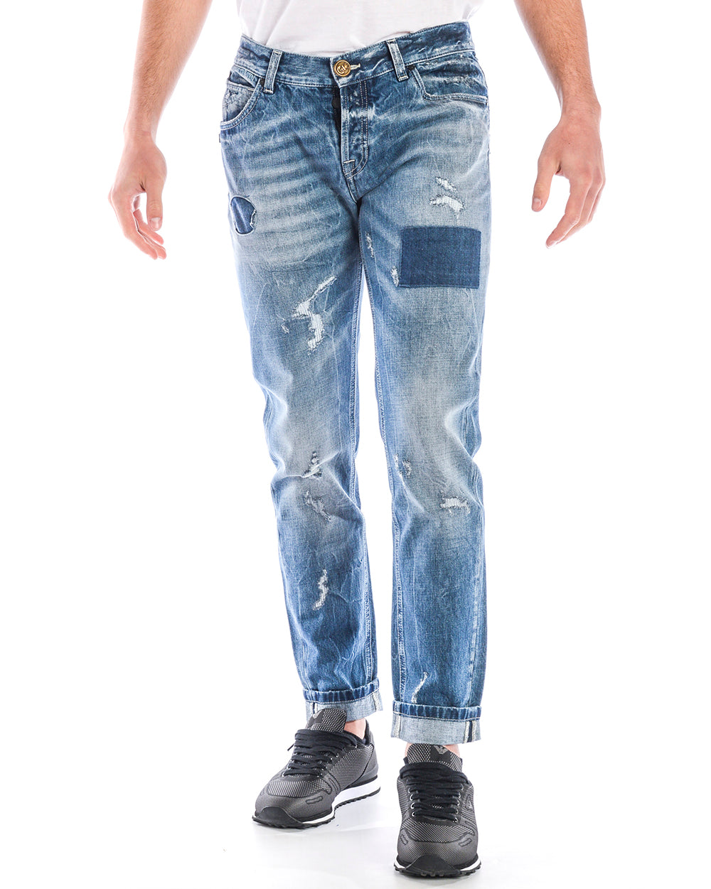 Jeans Daniele Alessandrini 31 Denim Scuro M - mem39