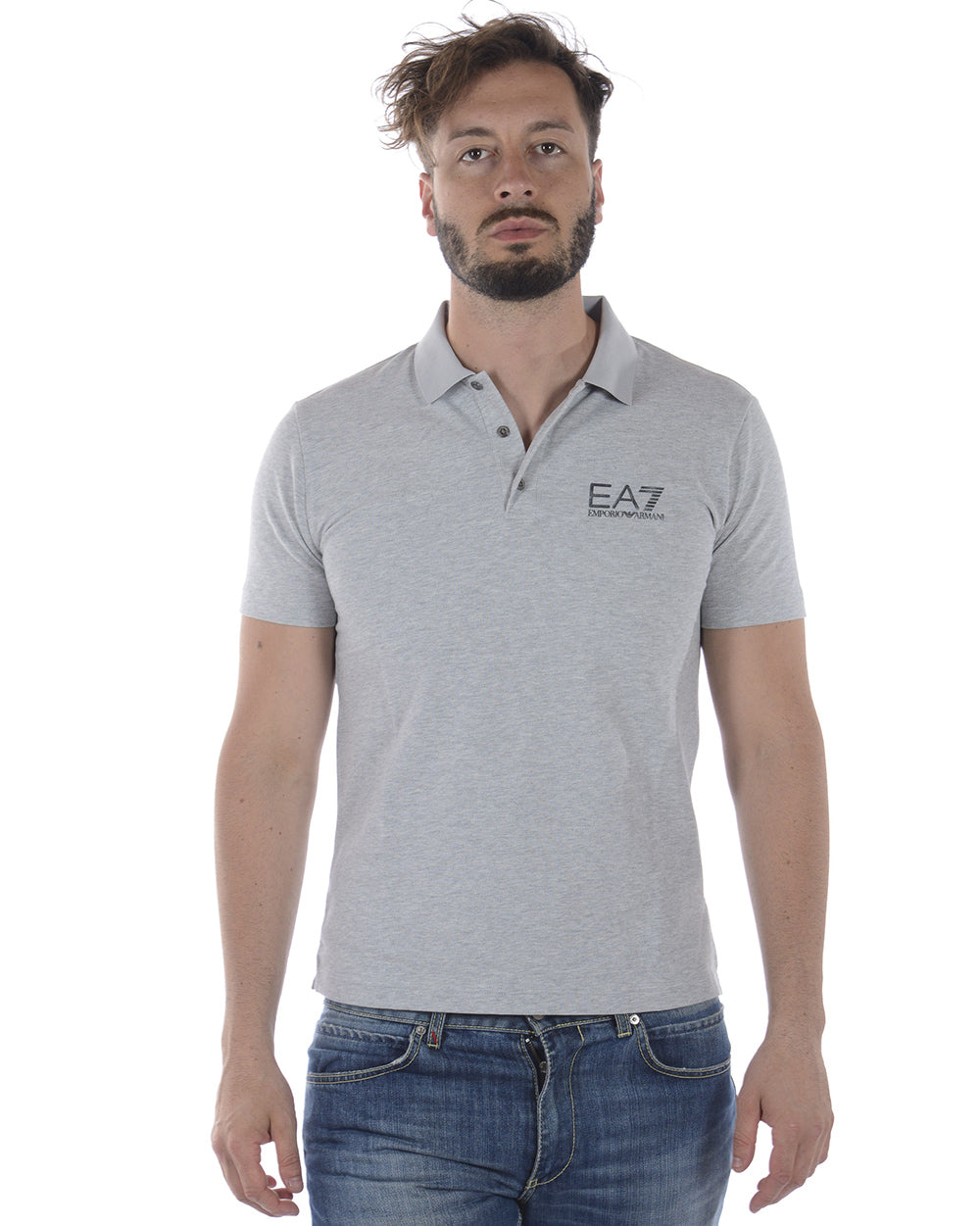 Polo EA7 Emporio Armani Grigio Scuro - mem39