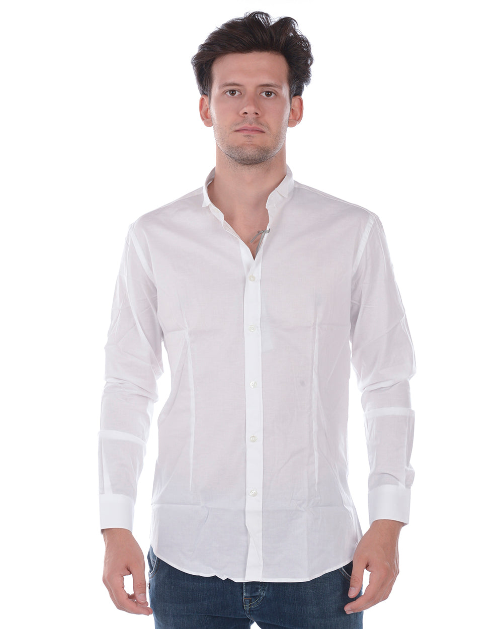 Camicia Bianco Puro Daniele Alessandrini - mem39