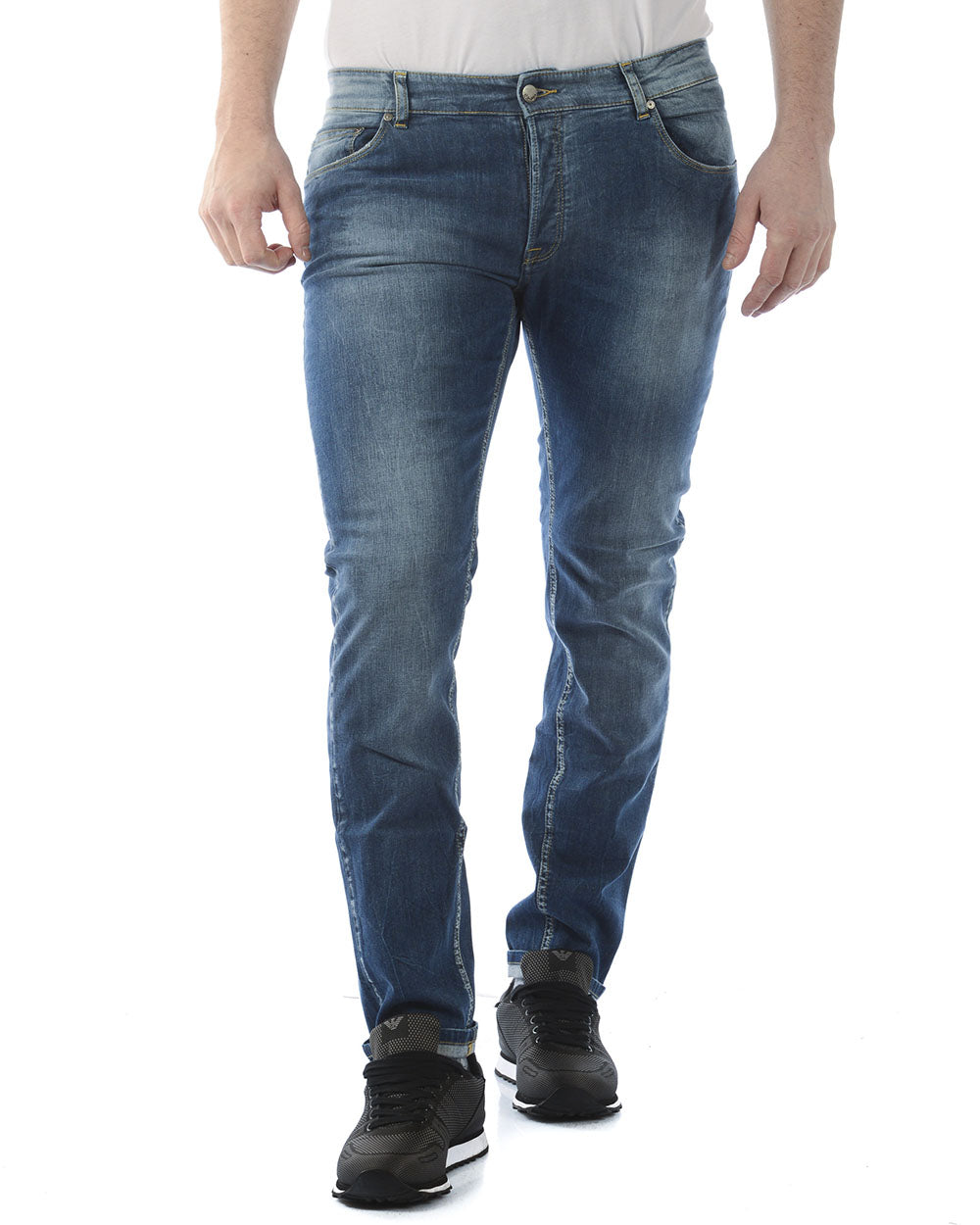 Jeans Denim Daniele Alessandrini Timeless Elegance - mem39