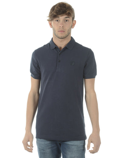 Polo Versace Collection Blu P/E in Cotone - mem39