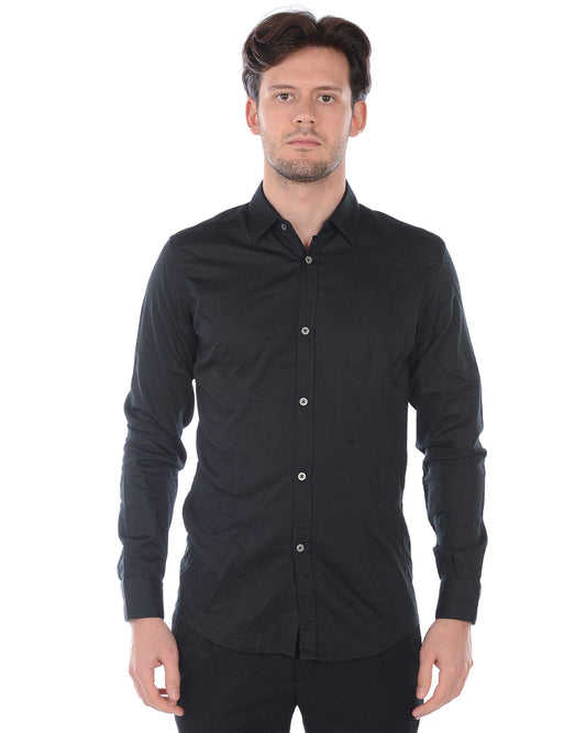 Camicia Nero Daniele Alessandrini - mem39