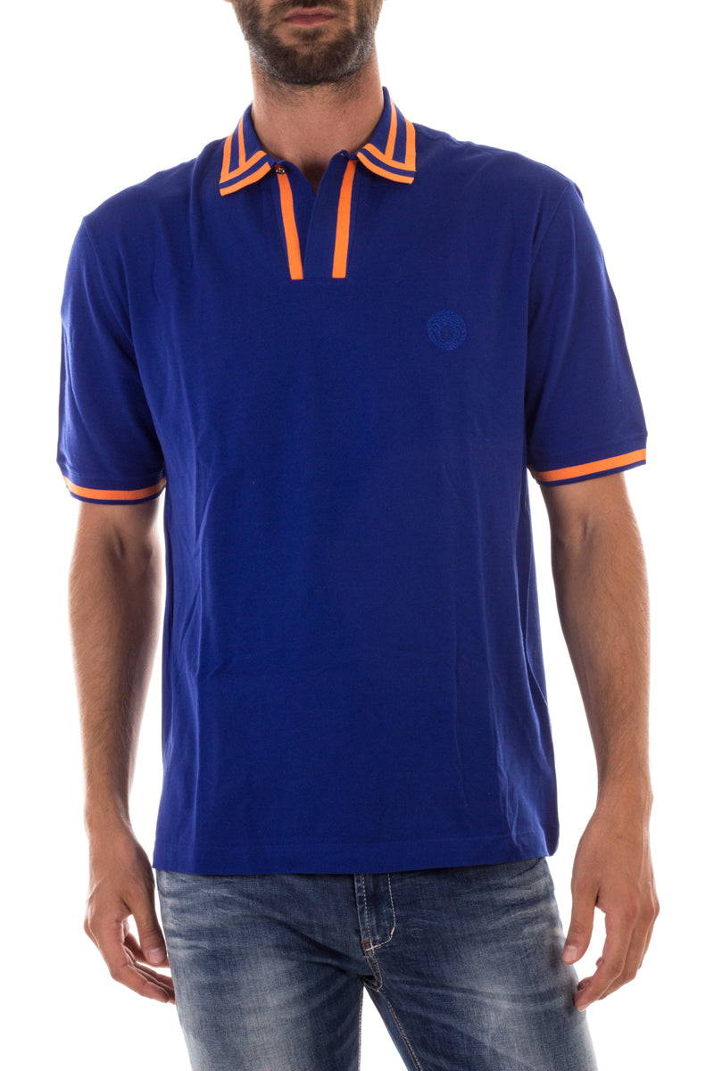 Polo Versace Blu in Cotone - mem39