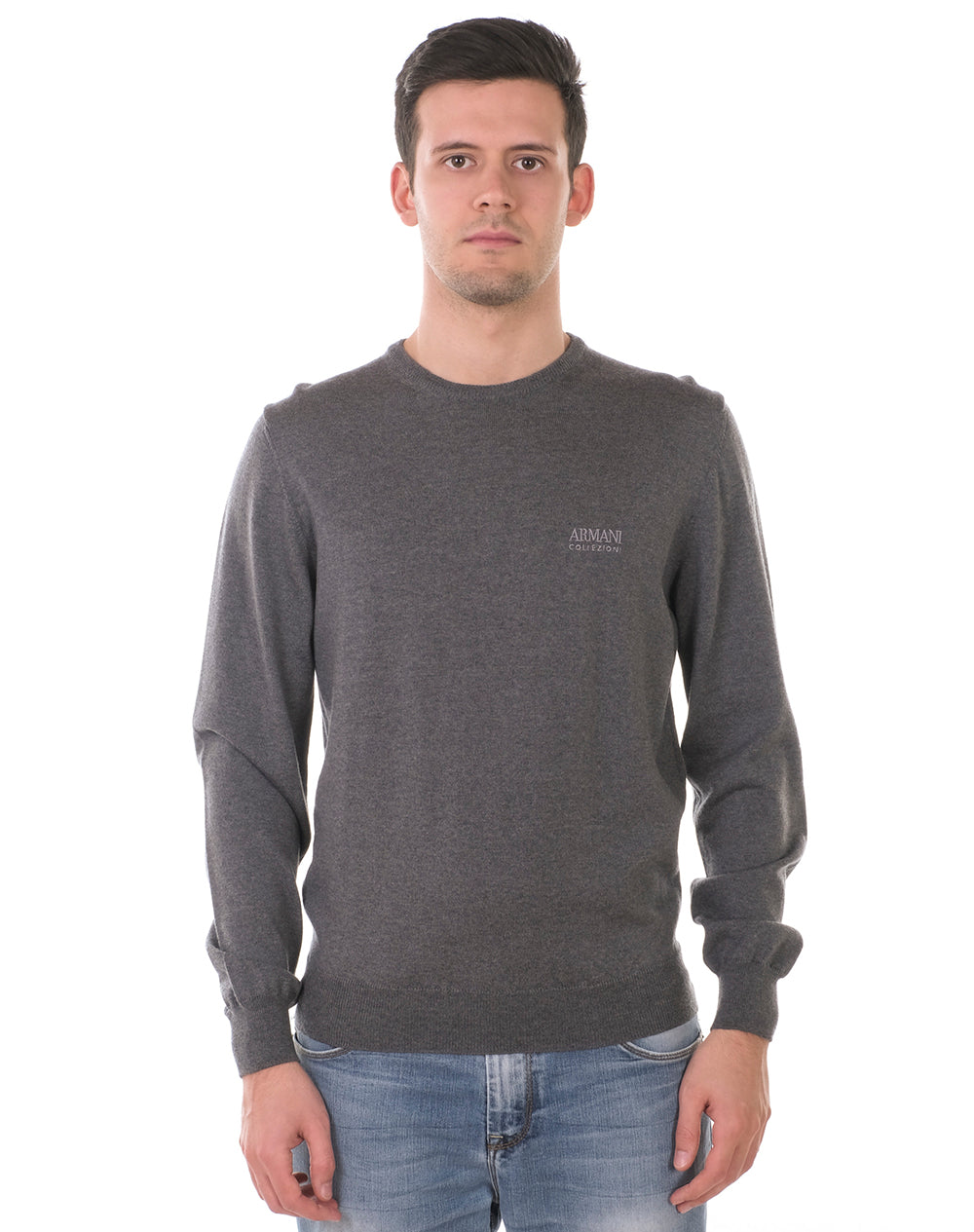 Pullover  Maglia Armani Collezioni Grigio - mem39