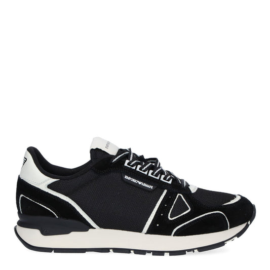 Scarpe Sneakers Poliestere Nero Emporio Armani 42 - mem39