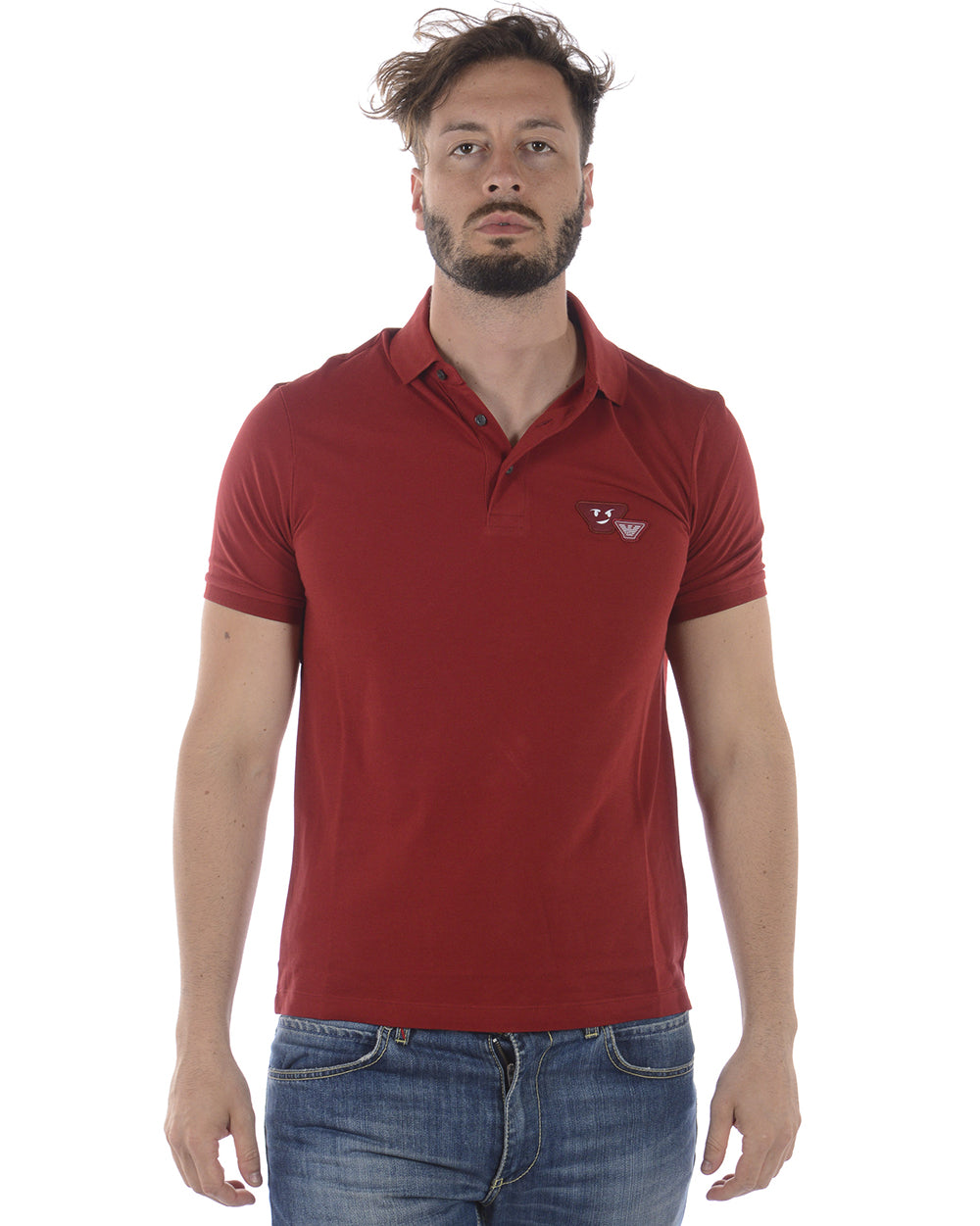 Polo Iconico Emporio Armani Rosso - mem39