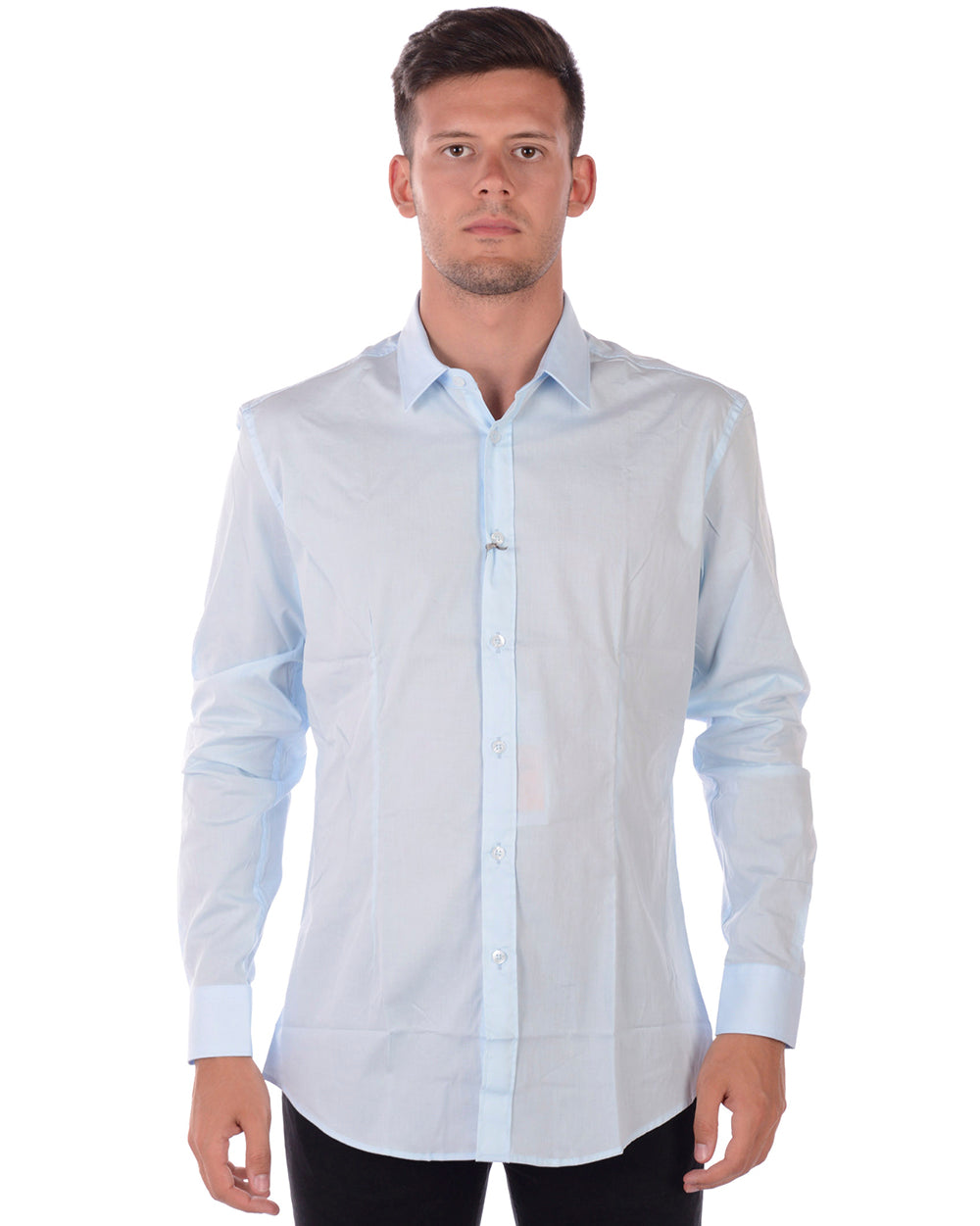 Camicia Eleganza Azzurra Daniele Alessandrini - mem39