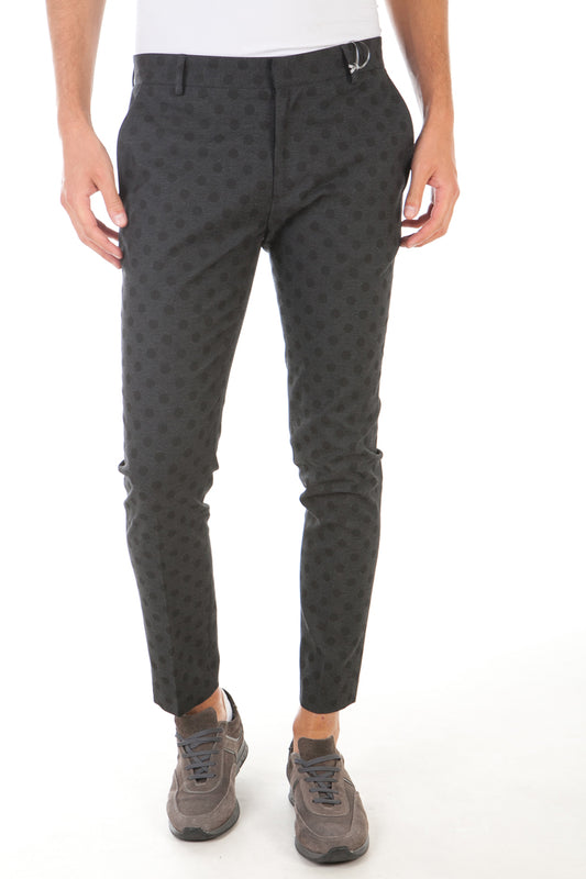 Pantaloni Daniele Alessandrini Nero Stretch - mem39