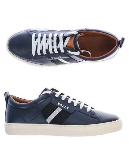 Sneakers Bally Blu in Pelle Taglia 42 - mem39