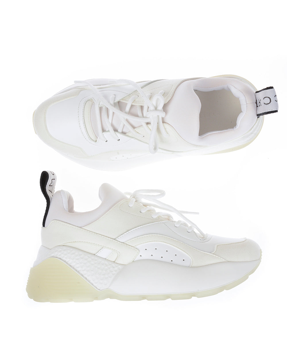 Sneakers Bianche Stella McCartney con Suola Rimovibile e Lacci Intercambiabili - mem39