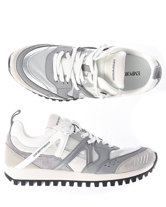 Sneakers Grigio Bianco Emporio Armani - mem39