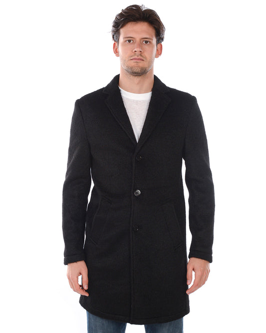 Cappotto Nero Daniele Alessandrini - mem39