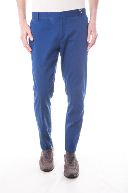 Pantaloni Daniele Alessandrini Blu Taglia 42 - mem39