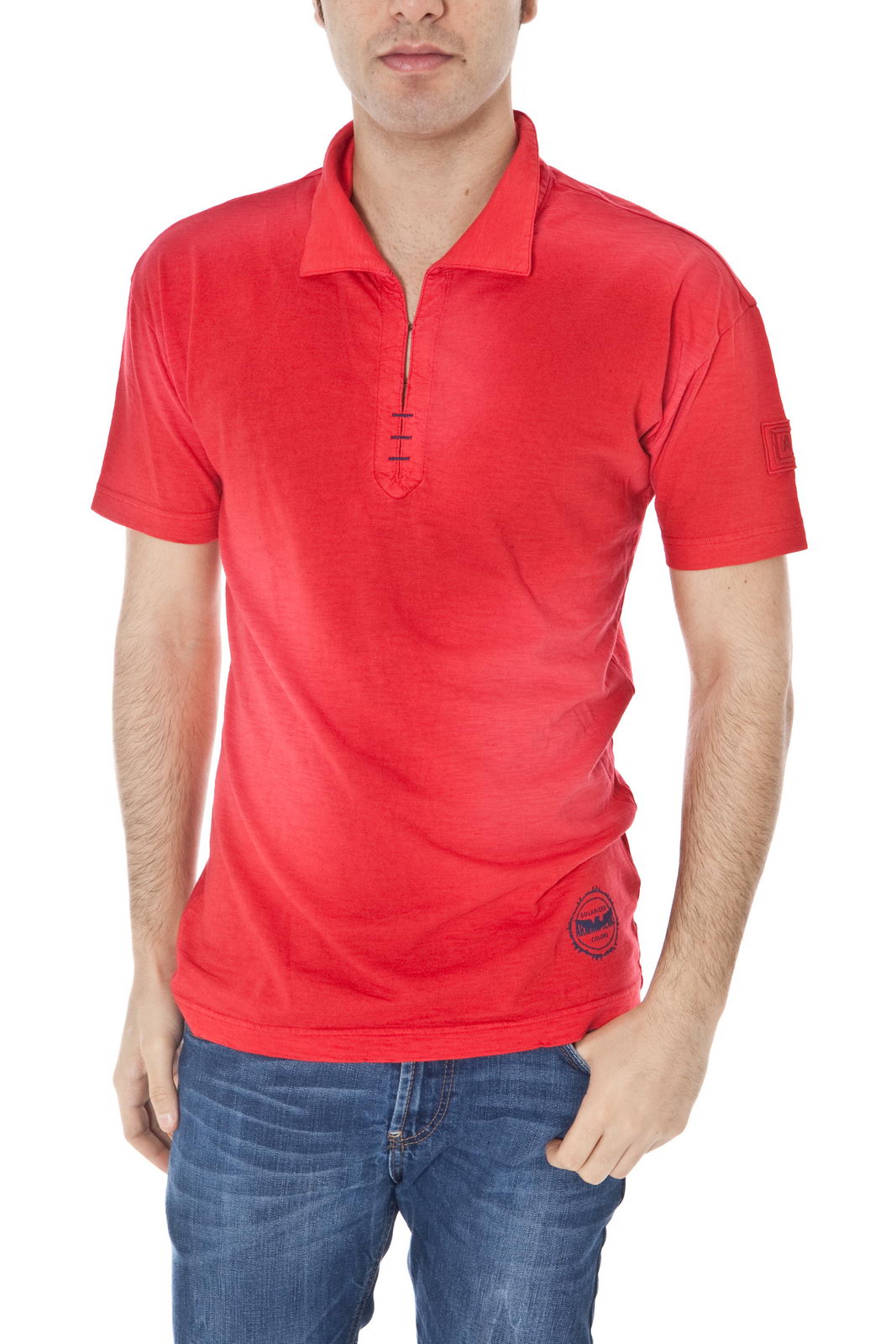 Polo Armani Jeans AJ Rosso e Bianco XXL - mem39