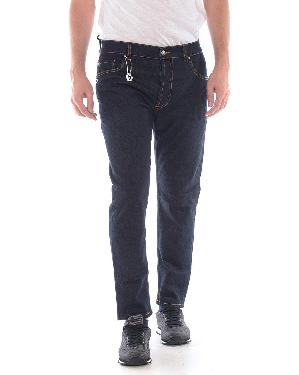 Jeans Denim Cotone ed Elastan - Daniele Alessandrini - mem39