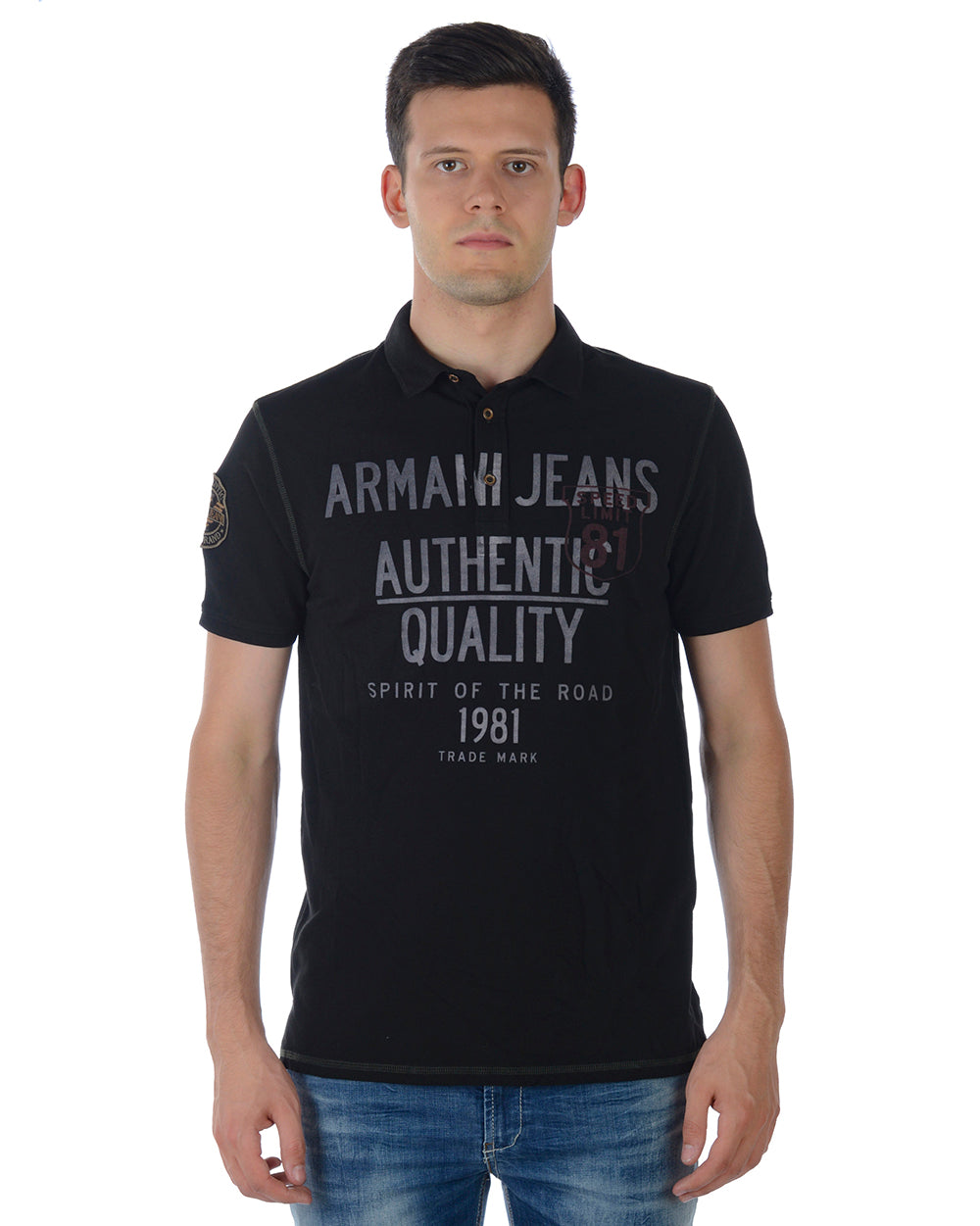 Polo Armani Jeans XL Nero M - mem39