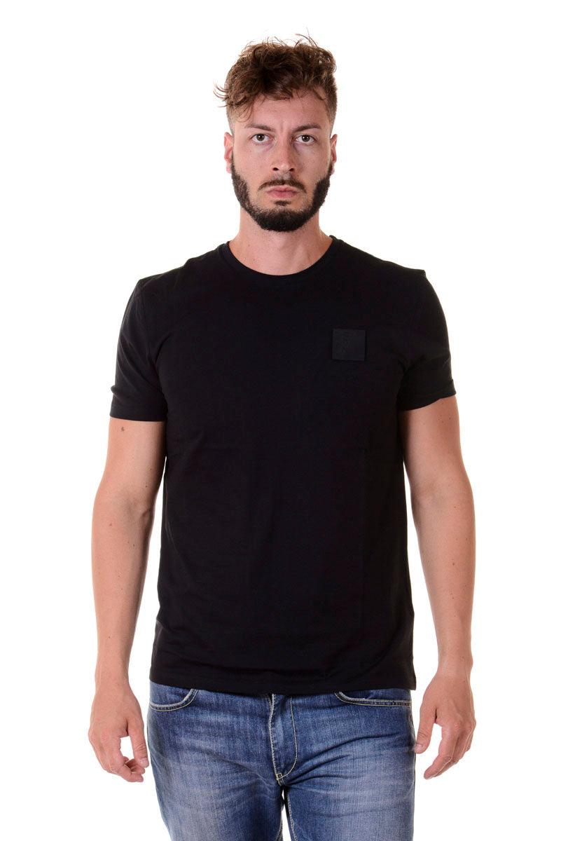 T-Shirt Versace Collection in Cotone Nero - mem39