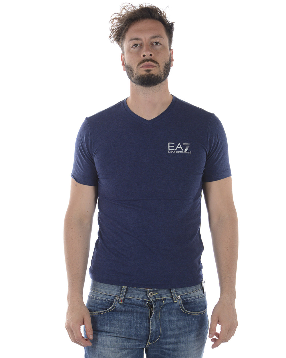 Polo Blu Chiaro EA7 Emporio Armani - mem39