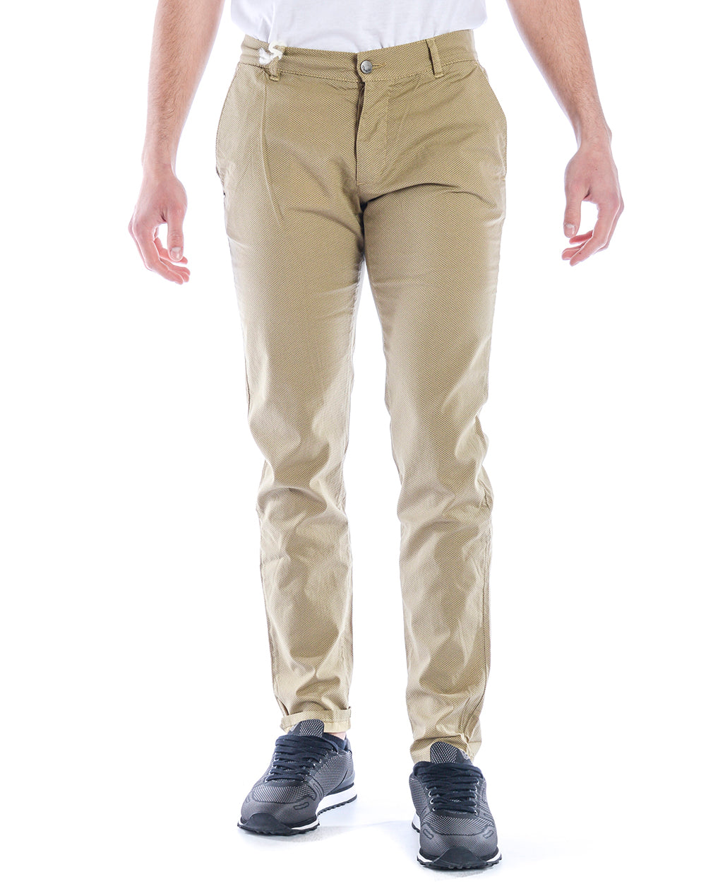 Pantaloni Beige Daniele Alessandrini - mem39