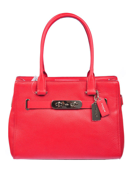 Borsa Media Rossa in Pelle Coach U - mem39