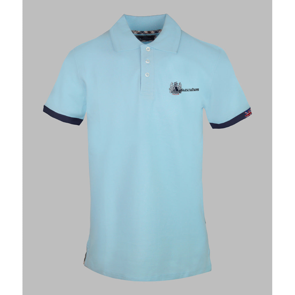 Polo Aquascutum in Cotone con Logo Visibile - mem39