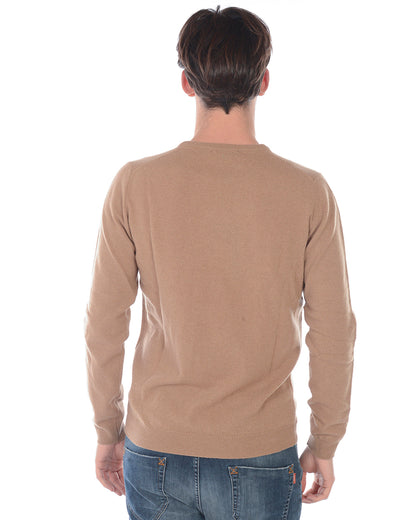 Maglia Beige in Lana e Cachemire Daniele Alessandrini - mem39