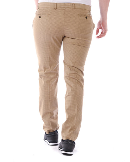 Pantaloni Daniele Alessandrini Beige Elasticizzati - mem39