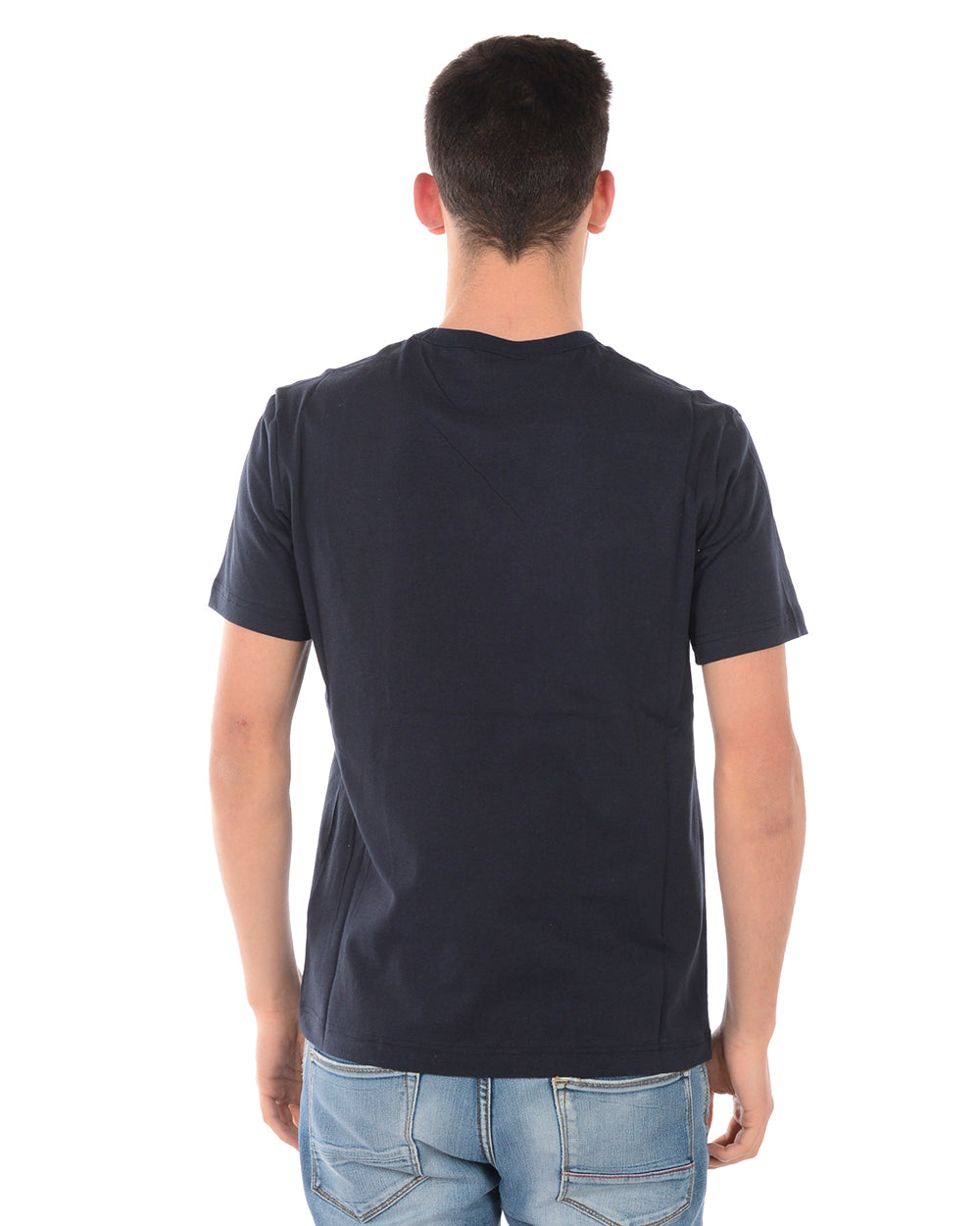 Maglia Champion Blu Scuro Ricamata - mem39