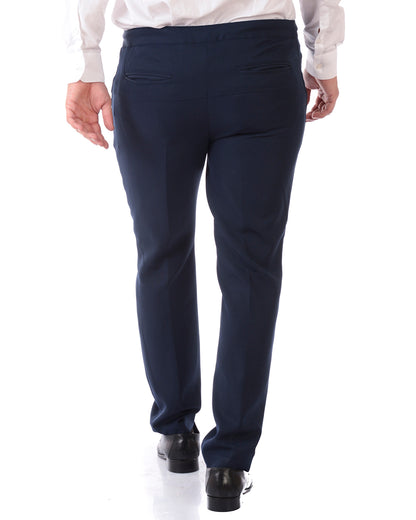 Pantaloni Daniele Alessandrini Blu M - mem39