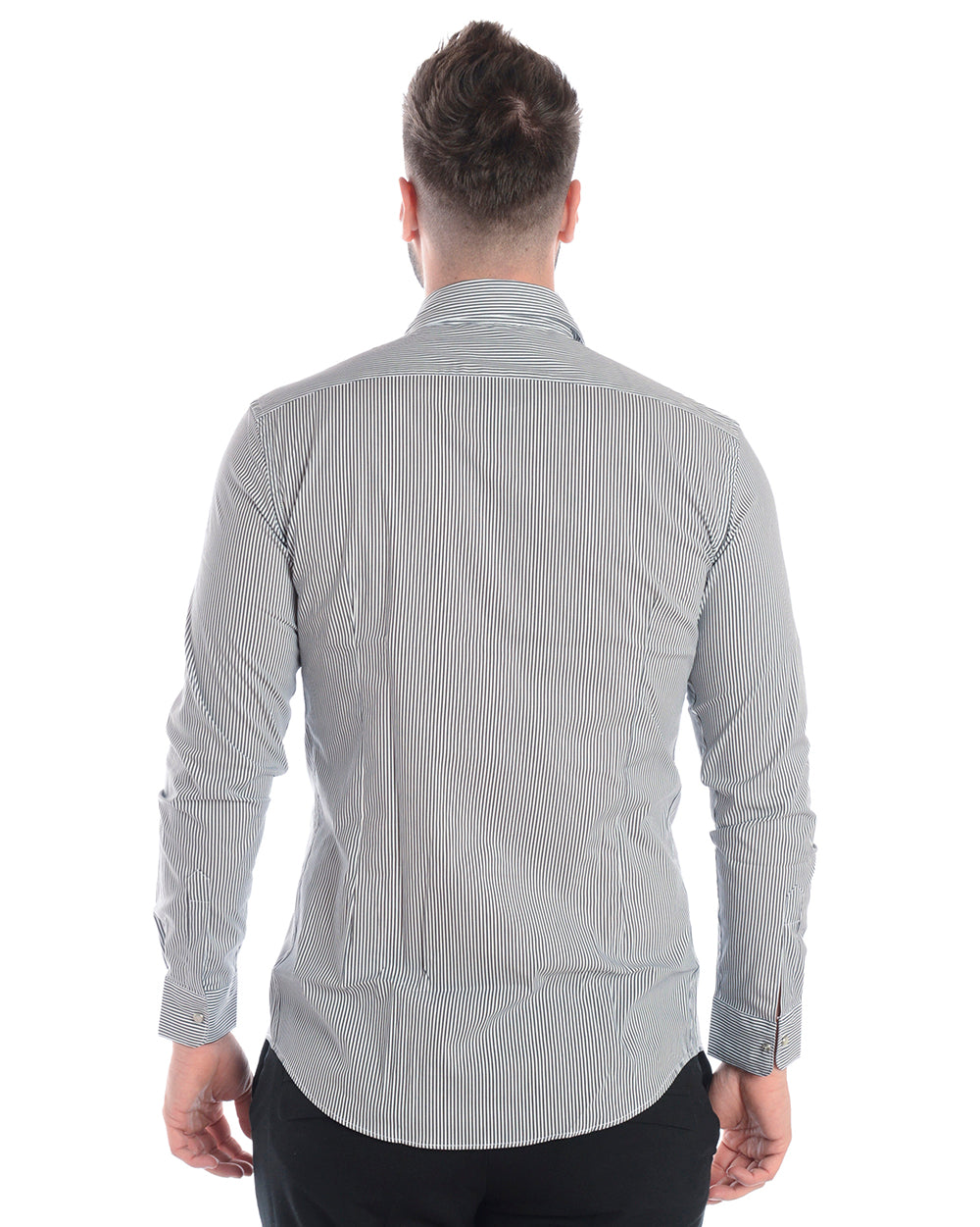 Camicia Nero Daniele Alessandrini - mem39