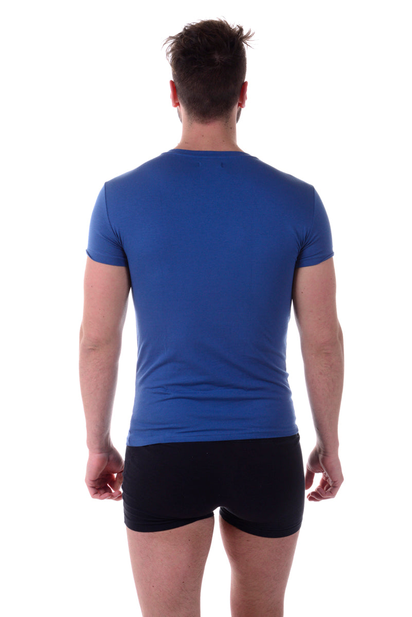 T-shirt Blu Scuro Emporio Armani - mem39