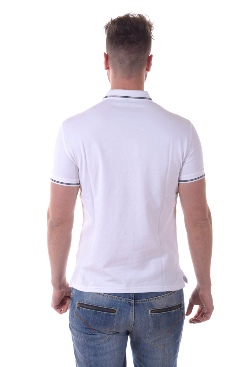 Polo Armani Jeans AJ Bianco Elegante con Maniche Corte - mem39