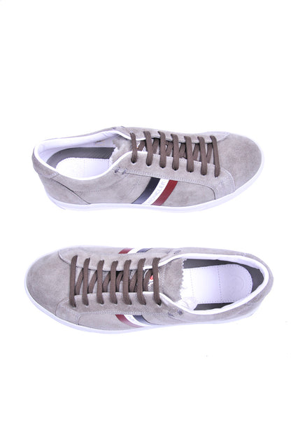 Sneakers in Pelle Grigie Moncler - Taglia 39 - mem39