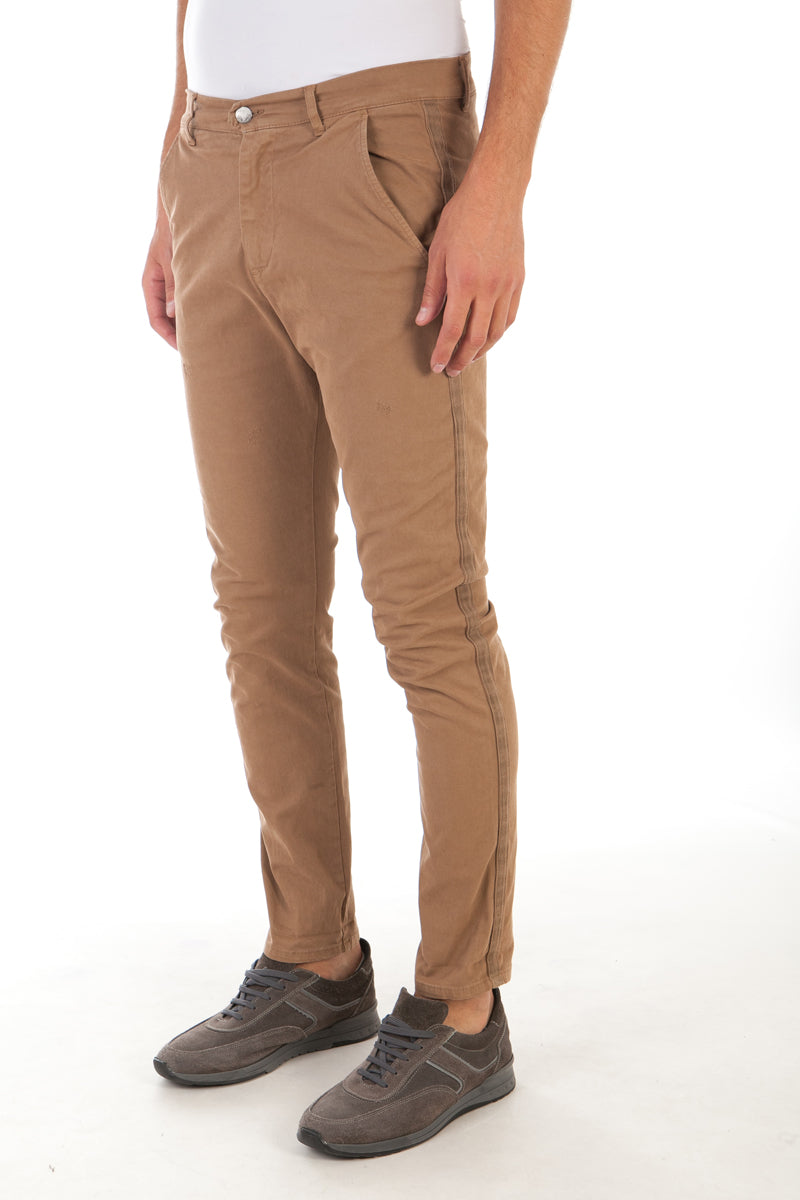 Pantaloni Marrone Chiaro Daniele Alessandrini 31 - mem39