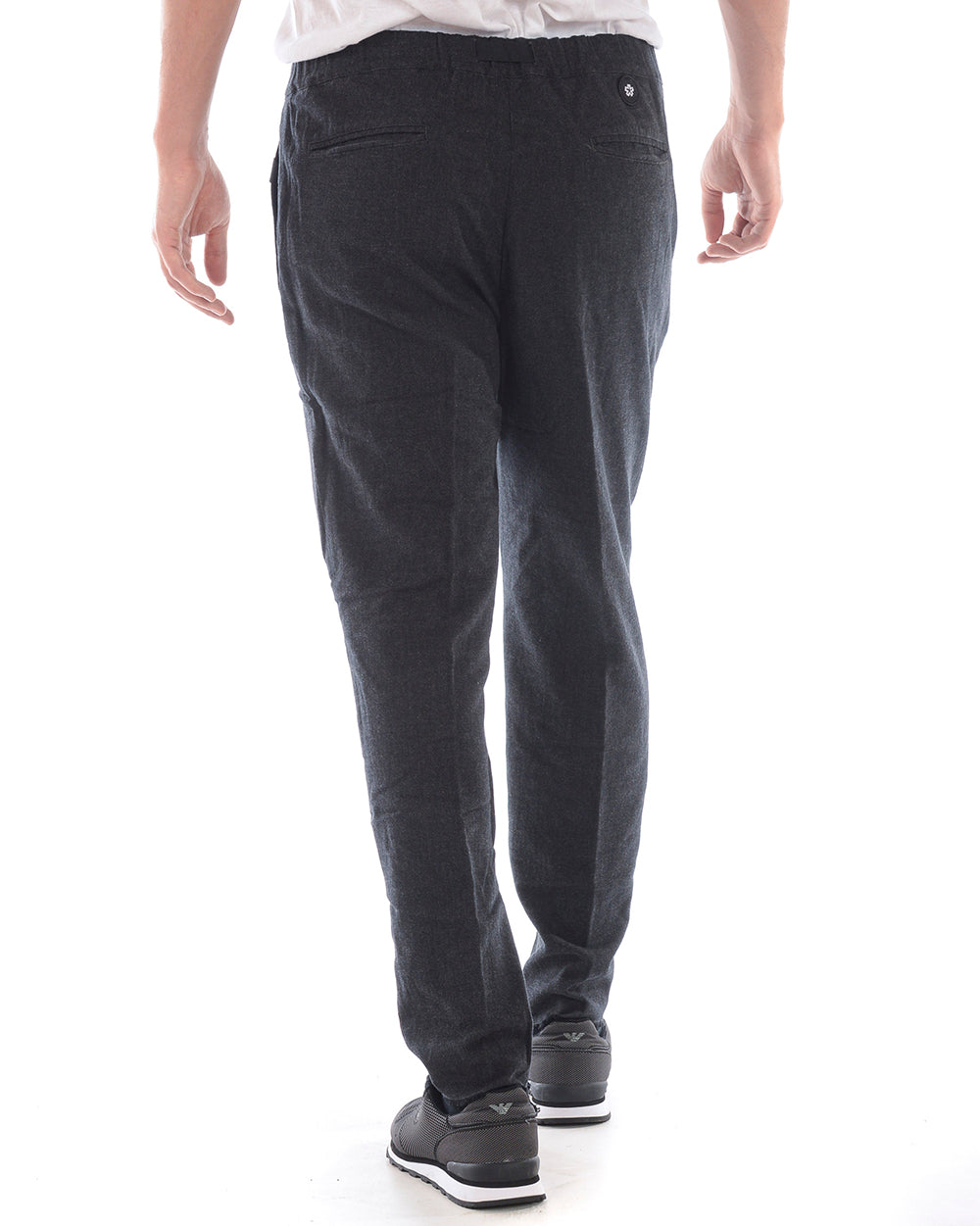 Pantaloni Nero Daniele Alessandrini - mem39