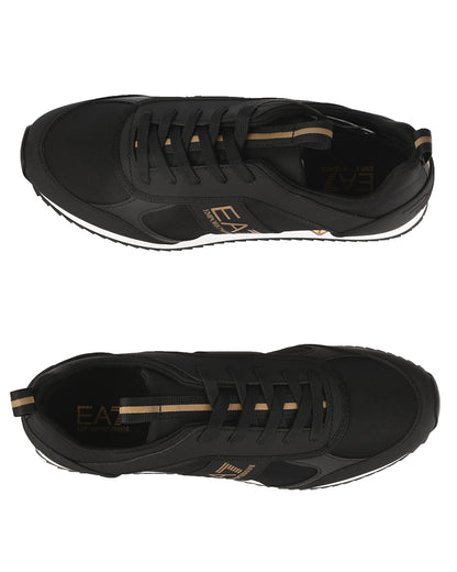 Scarpe EA7 Nero e Oro in Poliammide - mem39