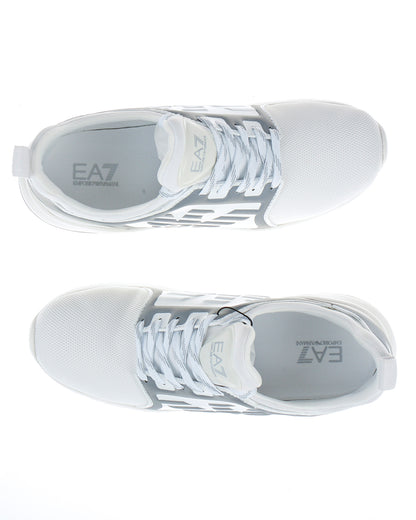 Sneakers Bianche EA7 Emporio Armani: Logo Stampato, Suola Rimovibile - mem39