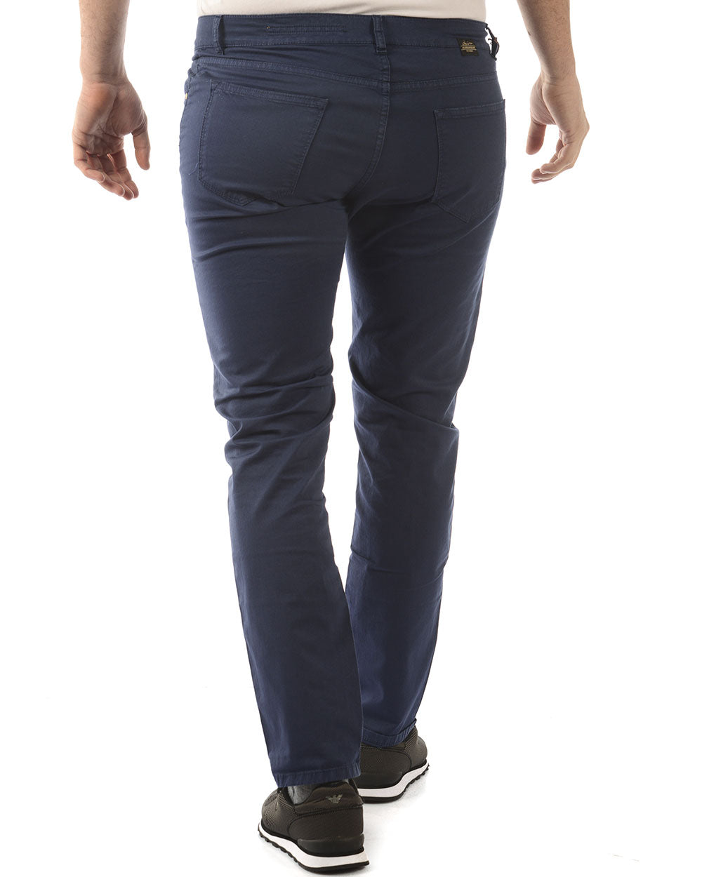 Pantaloni Daniele Alessandrini Blu Taglia M - mem39