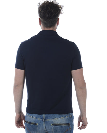 Polo Emporio Armani Blu Navy con Logo Ricamato - mem39