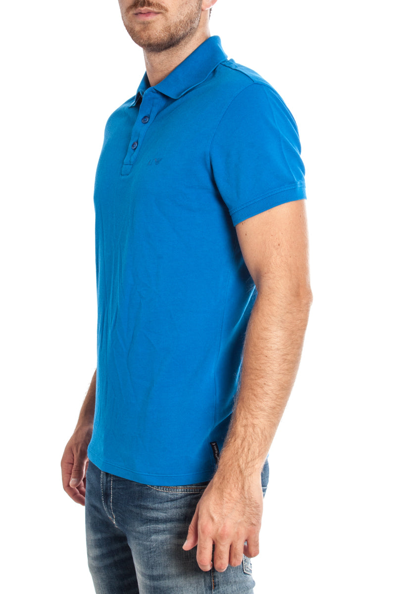 Polo Armani Jeans AJ S Blu, Cotone di Alta Qualità - mem39