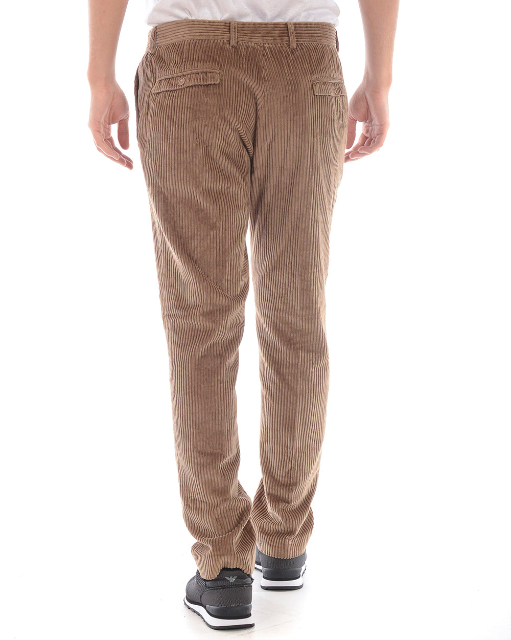 Pantaloni Daniele Alessandrini Cotone Marrone - mem39